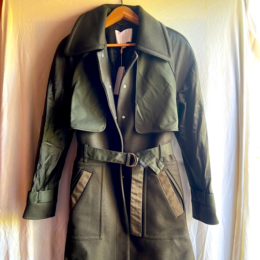 Vintage Hugo Boss Trench Coat- Never Worn, With Tags